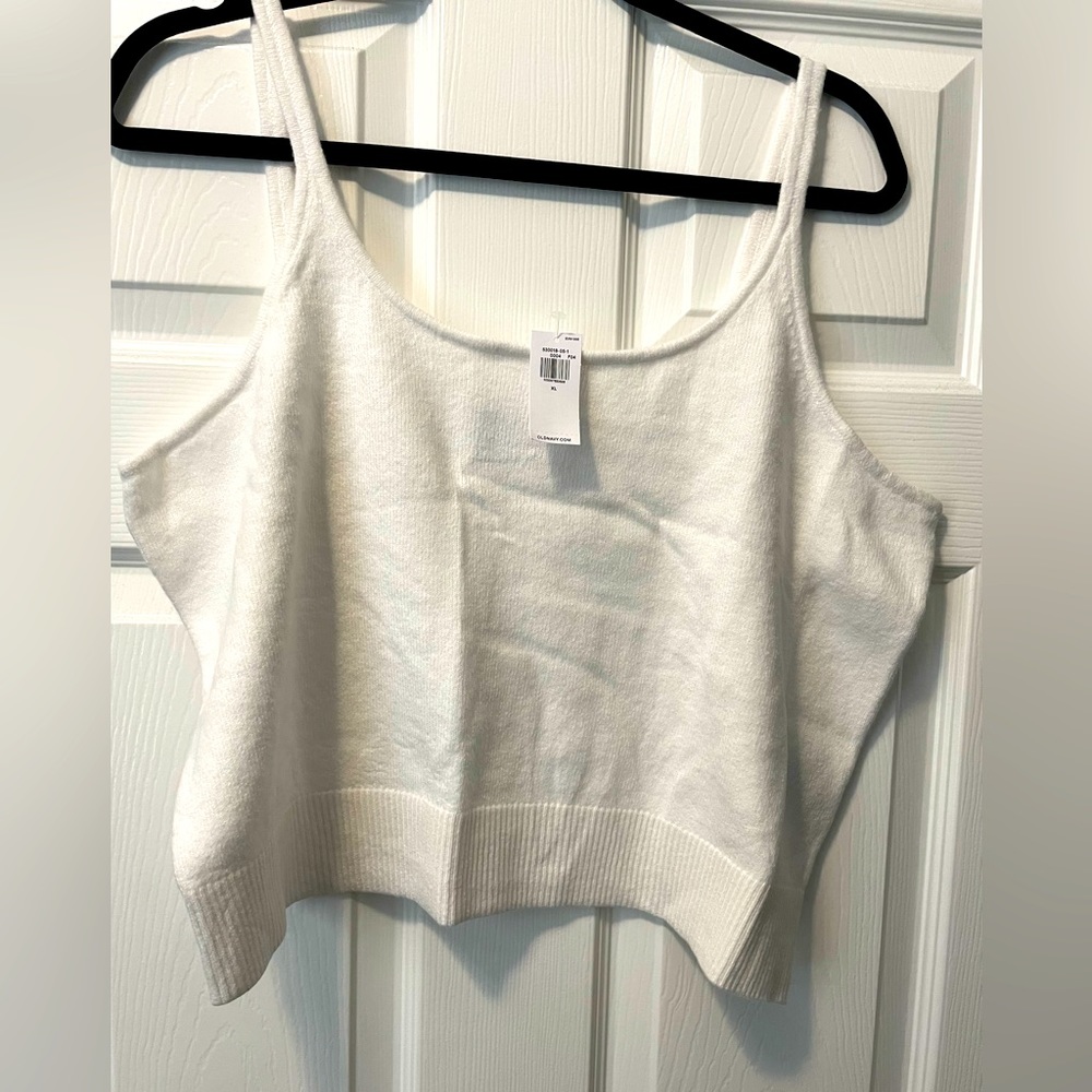 Old Navy Cozy Cropped Sweater Tank Top